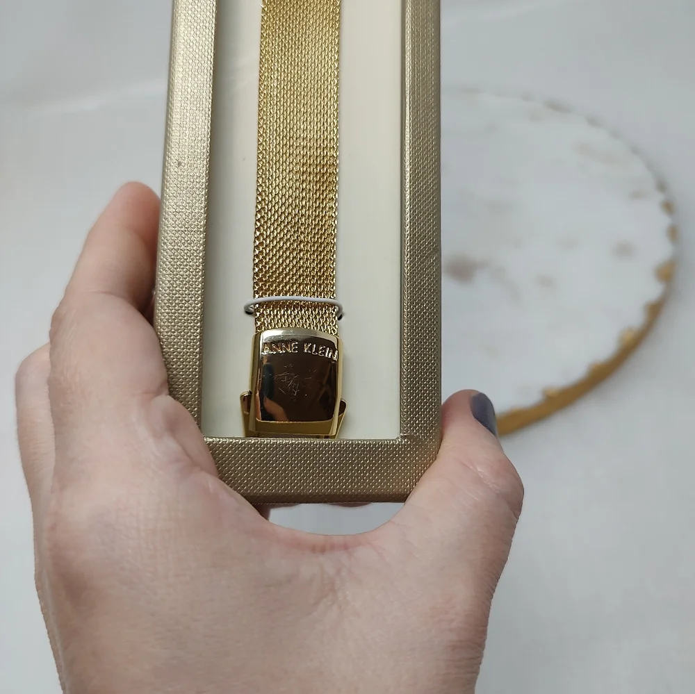 Anne Klein Gold Smart Jewelry Bracelet With 4GB Hidden USB Drive